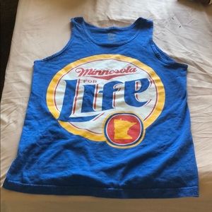Miller lite "Minnesota Life" Tank top (medium)